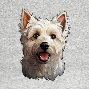 West Highland White Terrier Portrait T-Shirt